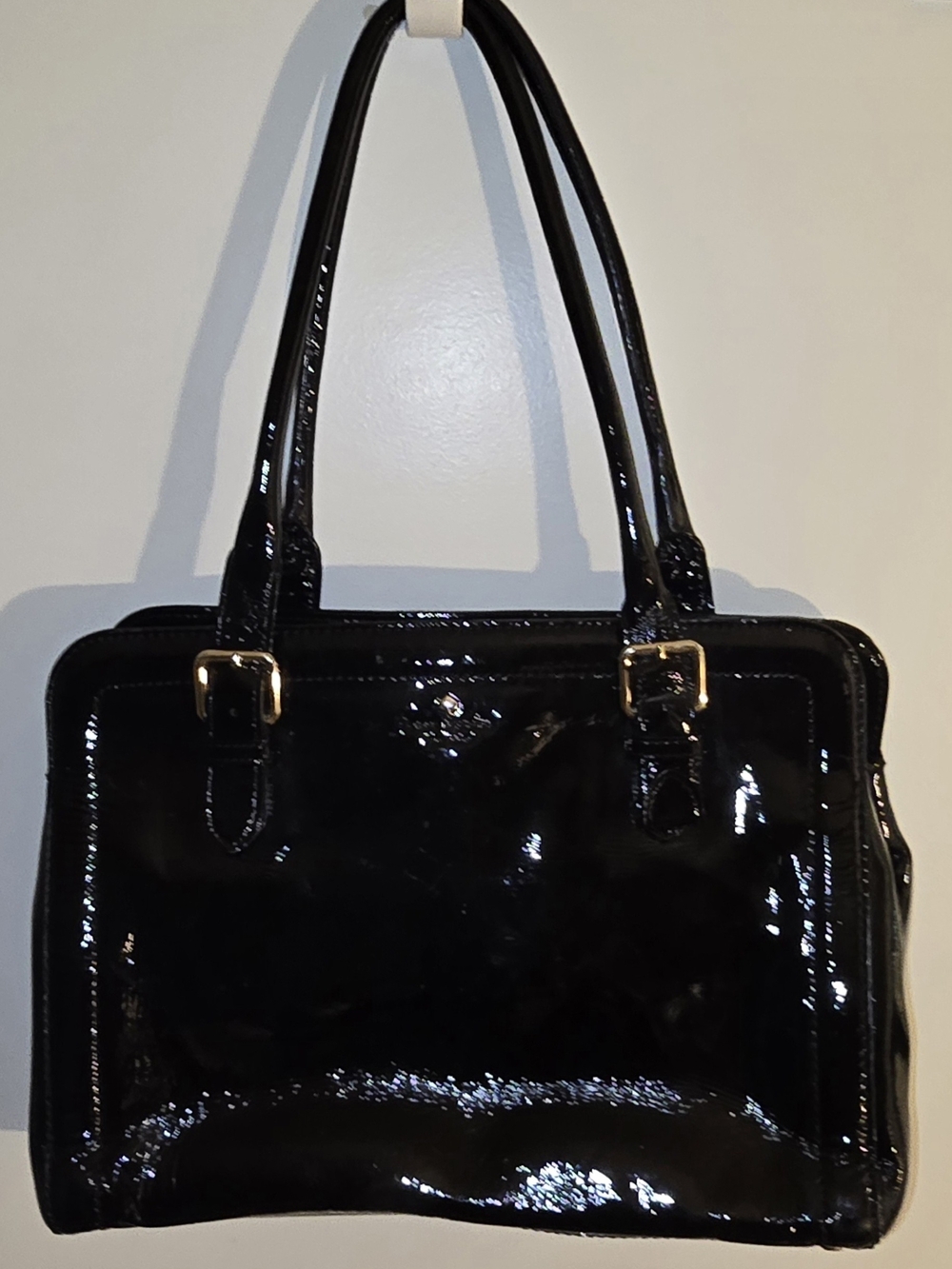 Kate Spade Black Patent Tote Handbag - Classic Women's Bag